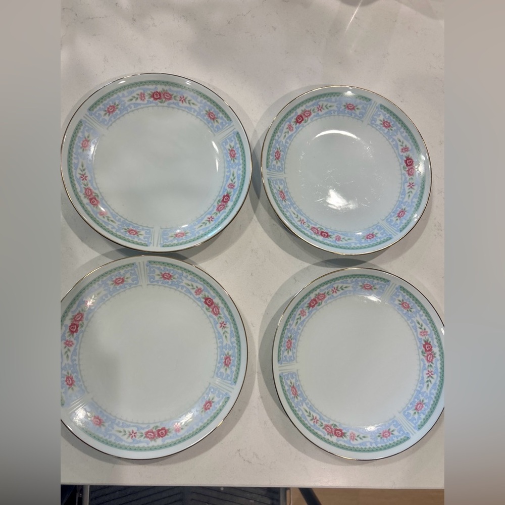 Vintage Nanchang China "Flower Song" Dinner Plate (4)